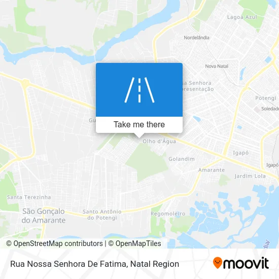 Rua Nossa Senhora De Fatima map