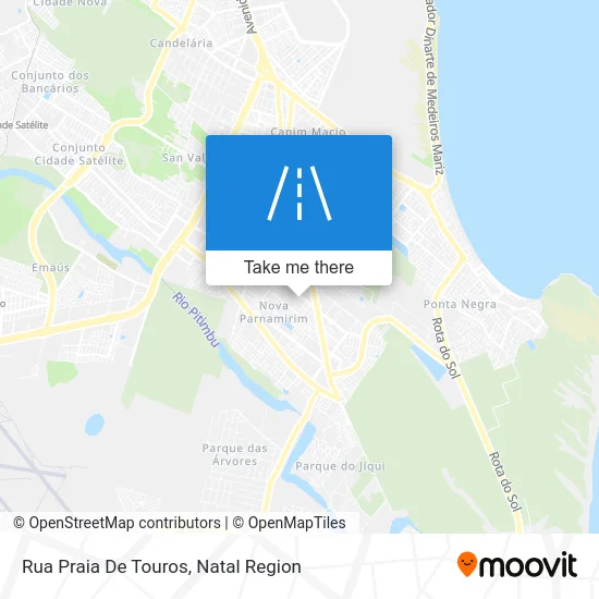 Rua Praia De Touros map