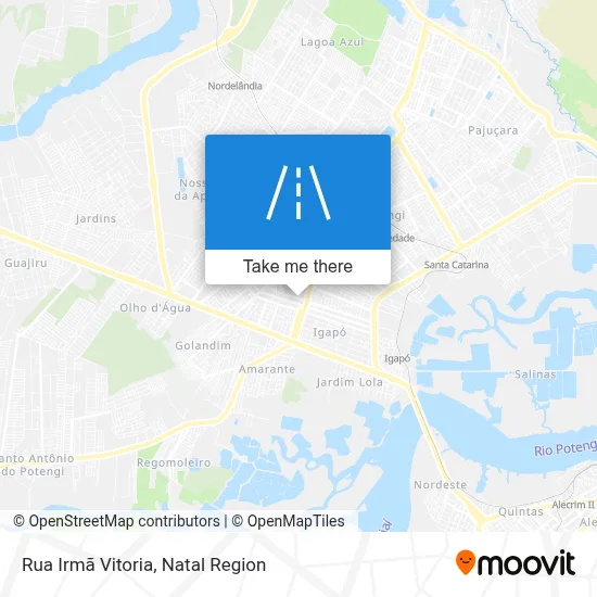 Rua Irmã Vitoria map