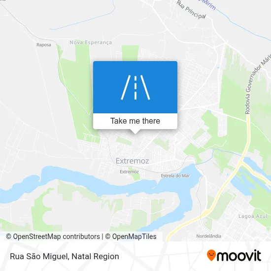 Rua São Miguel map