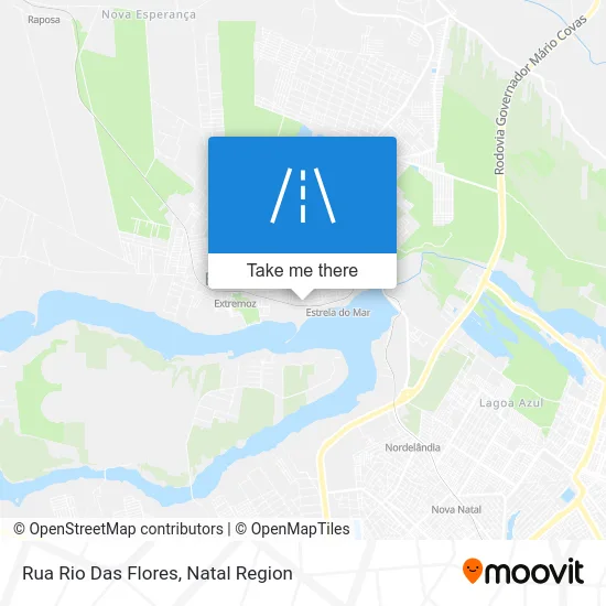 Rua Rio Das Flores map