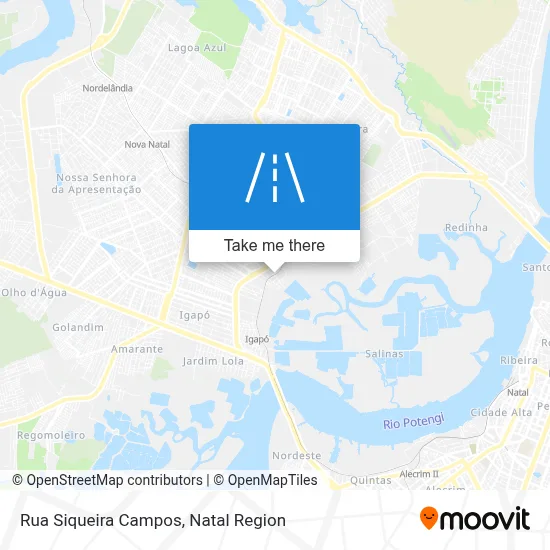 Rua Siqueira Campos map