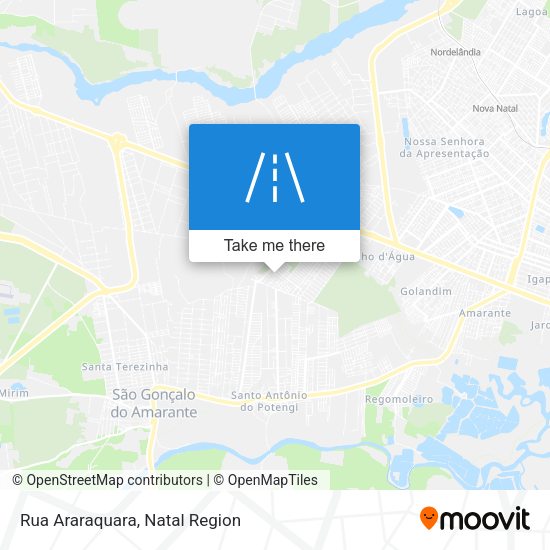 Rua Araraquara map