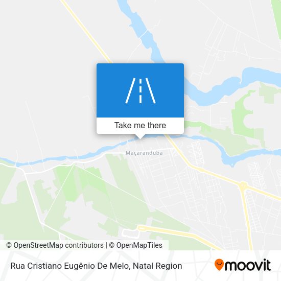 Rua Cristiano Eugênio De Melo map