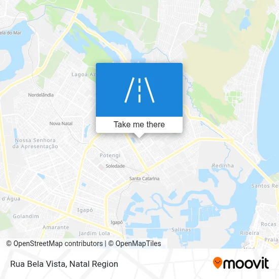 Rua Bela Vista map