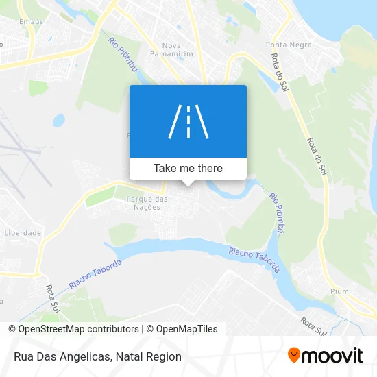 Rua Das Angelicas map