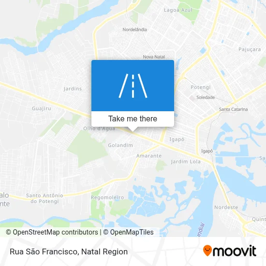 Rua São Francisco map