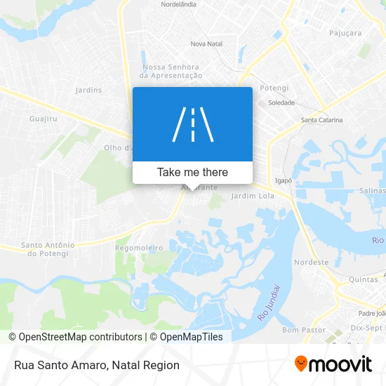Rua Santo Amaro map