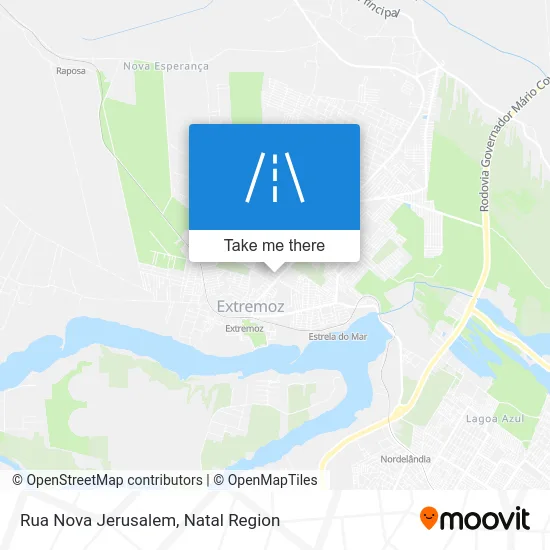 Rua Nova Jerusalem map