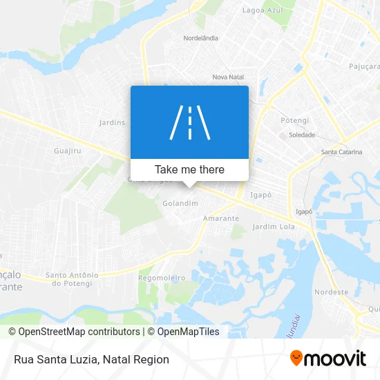 Rua Santa Luzia map