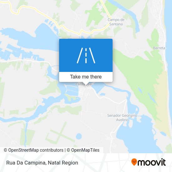 Rua Da Campina map