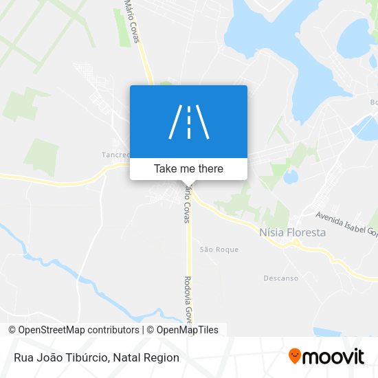 Rua João Tibúrcio map