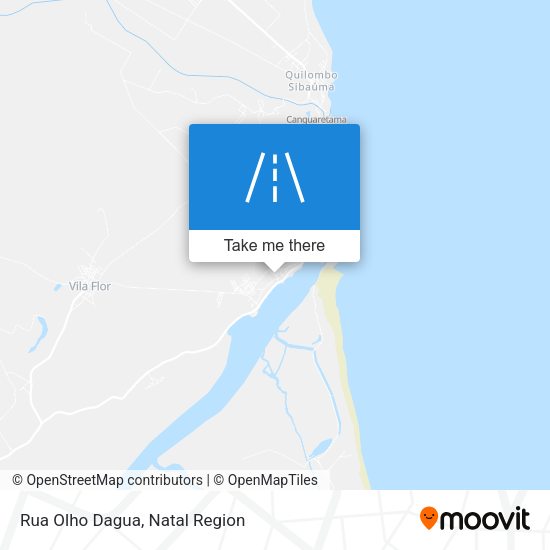 Rua Olho Dagua map