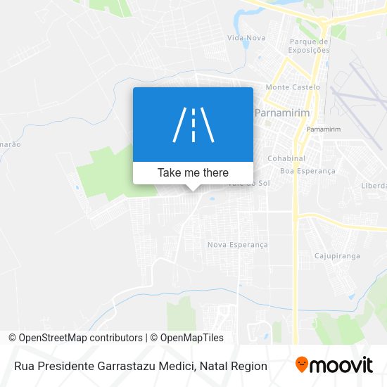Rua Presidente Garrastazu Medici map