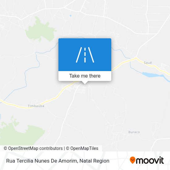 Rua Tercilia Nunes De Amorim map
