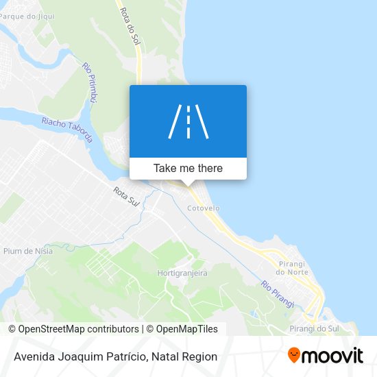Avenida Joaquim Patrício map