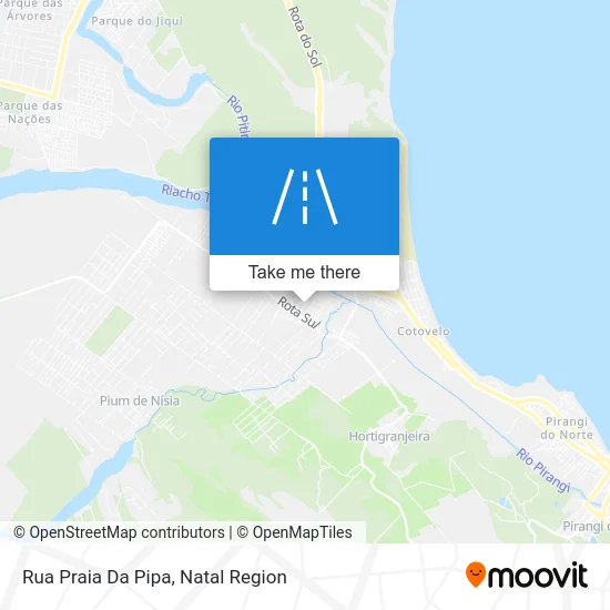 Rua Praia Da Pipa map