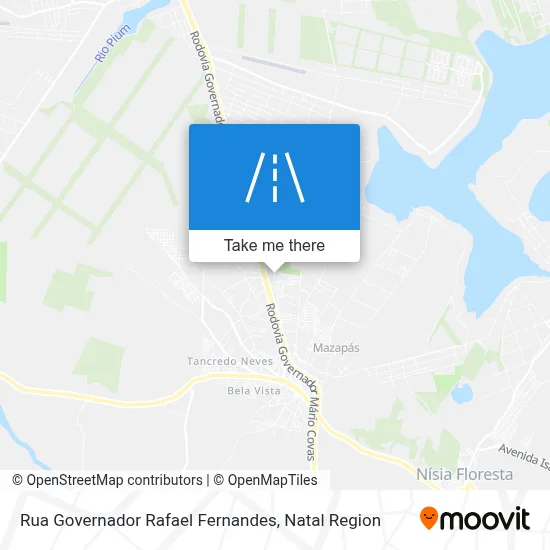 Rua Governador Rafael Fernandes map