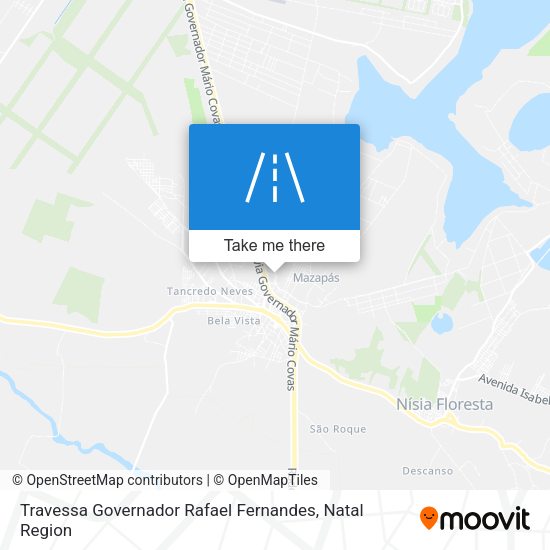 Travessa Governador Rafael Fernandes map