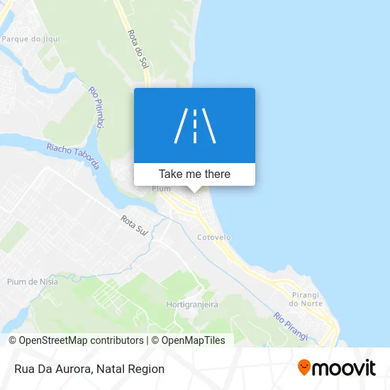 Rua Da Aurora map