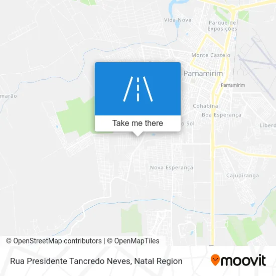 Rua Presidente Tancredo Neves map