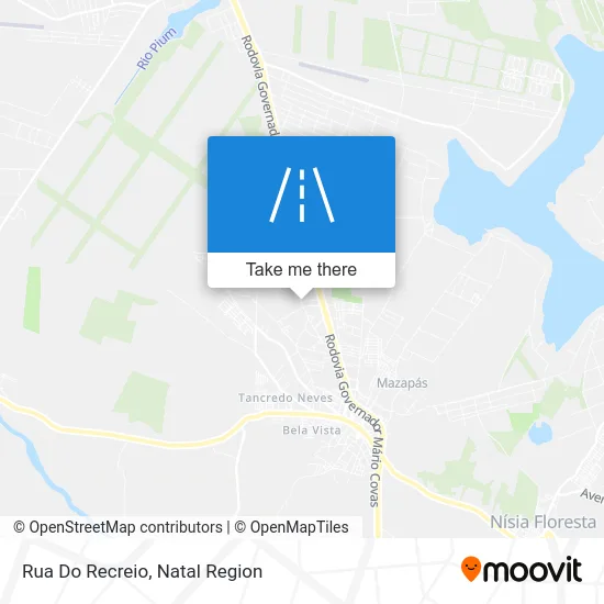 Rua Do Recreio map