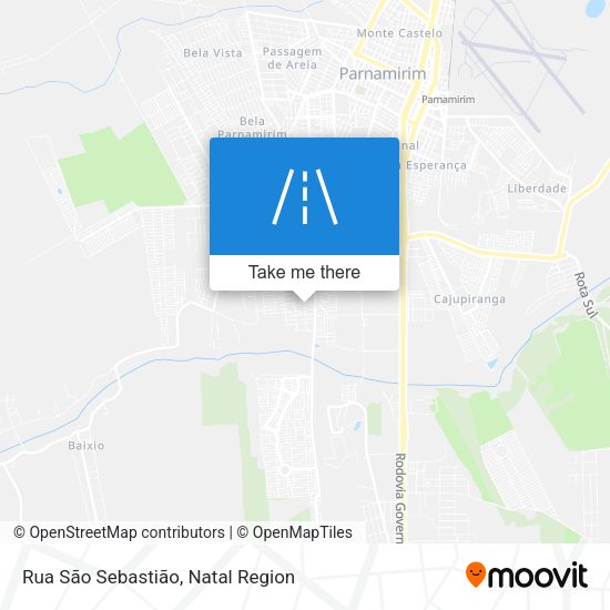 Rua São Sebastião map
