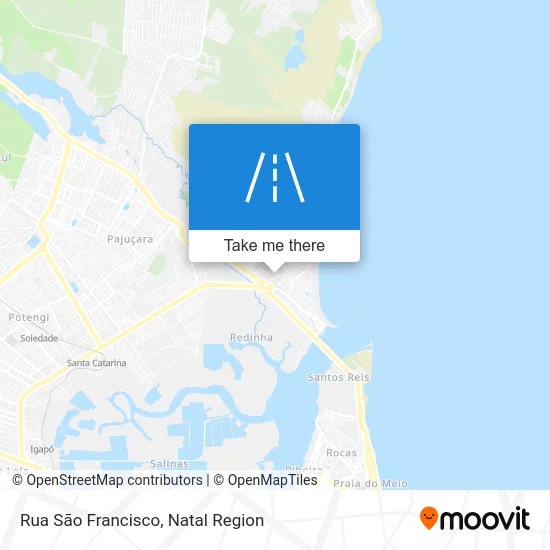 Rua São Francisco map