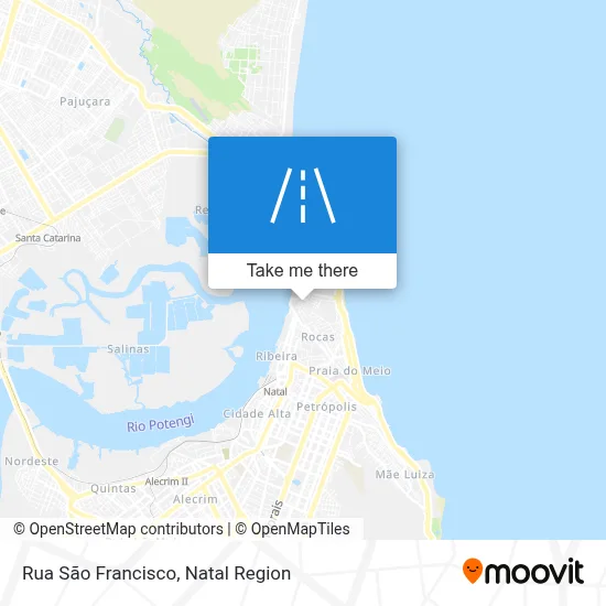 Rua São Francisco map