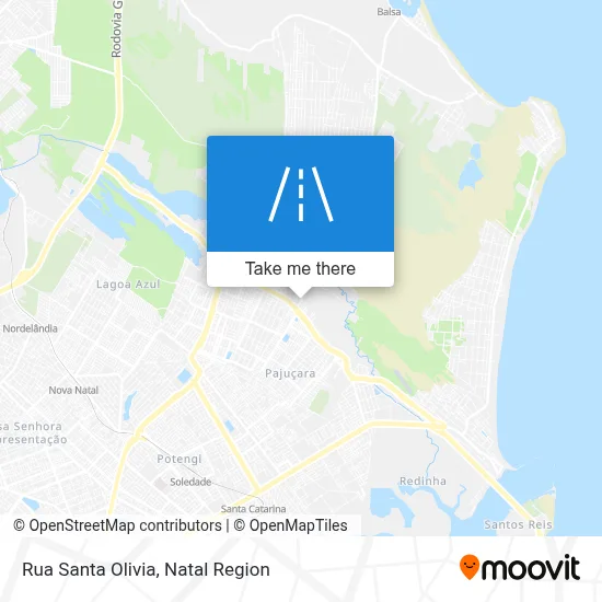 Rua Santa Olivia map