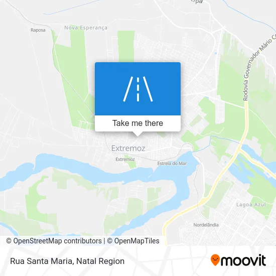 Rua Santa Maria map