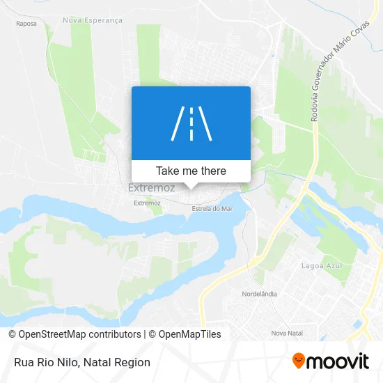 Rua Rio Nilo map