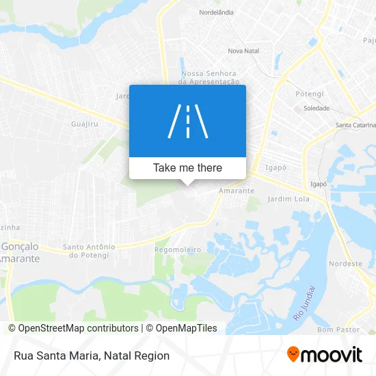 Rua Santa Maria map