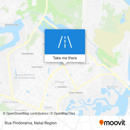 Rua Pindorama map