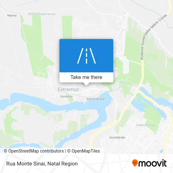 Rua Monte Sinai map
