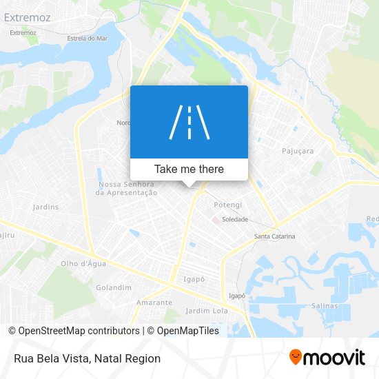 Rua Bela Vista map