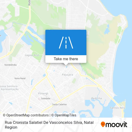 Rua Cronista Salatiel De Vasconcelos Silva map