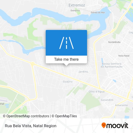 Rua Bela Vista map