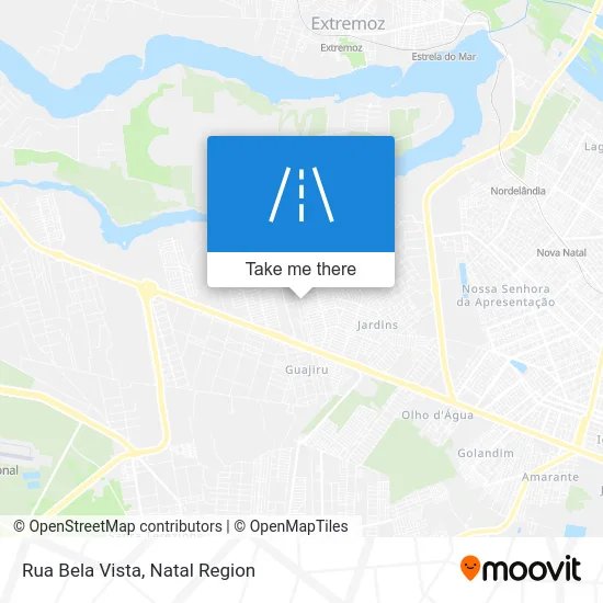 Rua Bela Vista map