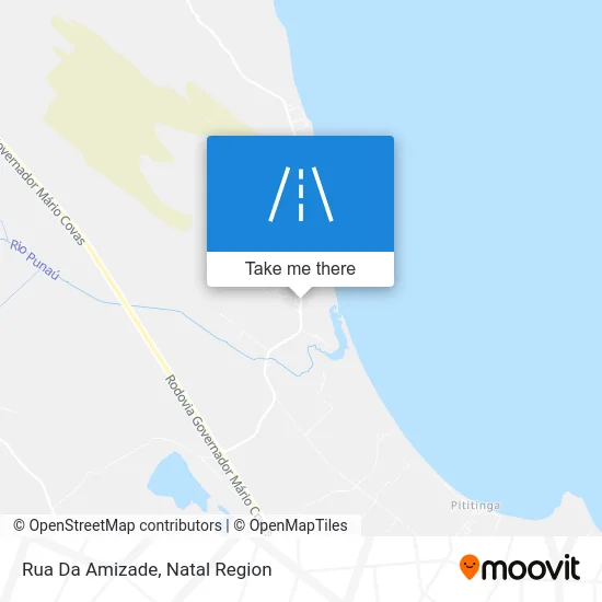 Rua Da Amizade map
