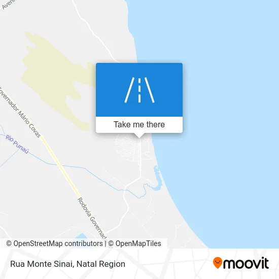Rua Monte Sinai map