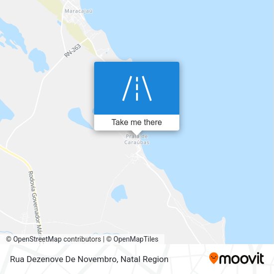 Rua Dezenove De Novembro map
