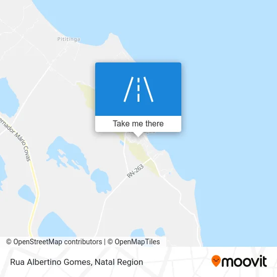Rua Albertino Gomes map