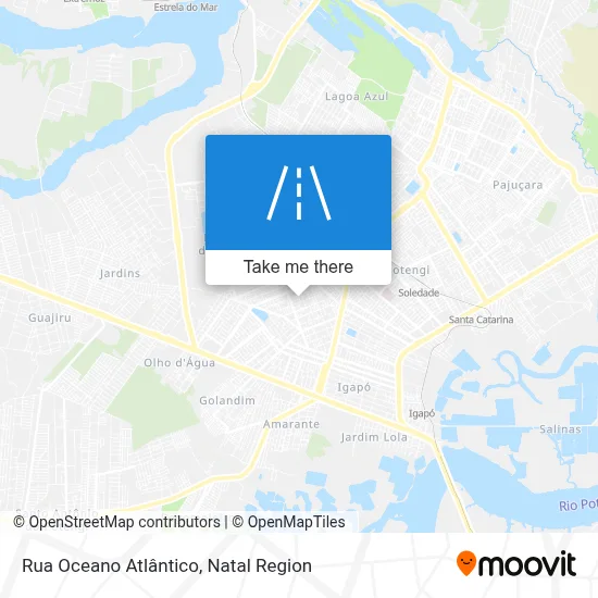 Rua Oceano Atlântico map