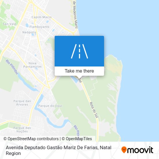 Avenida Deputado Gastão Mariz De Farias map