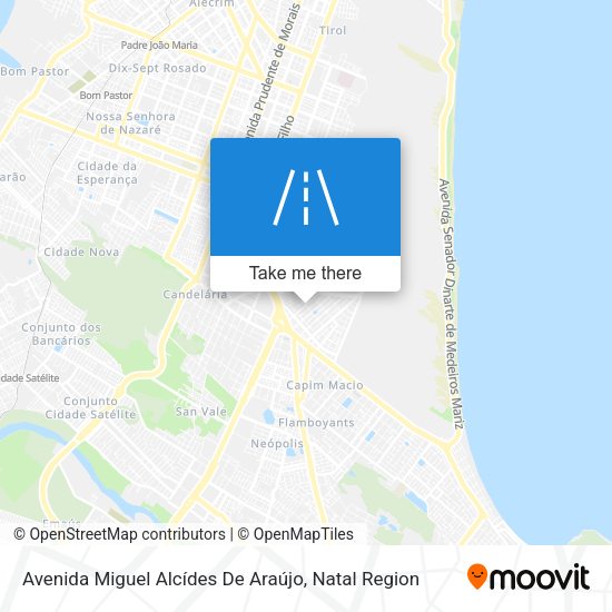 Avenida Miguel Alcídes De Araújo map