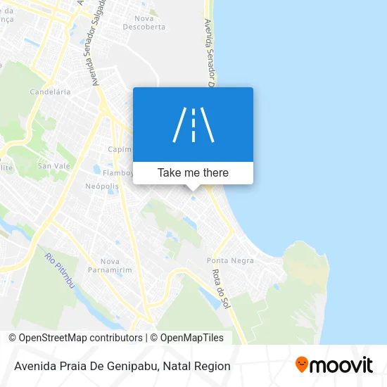 Avenida Praia De Genipabu map