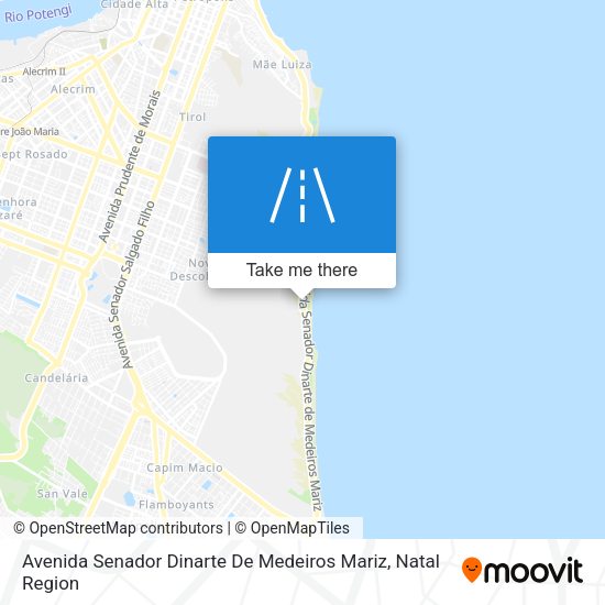 Avenida Senador Dinarte De Medeiros Mariz map