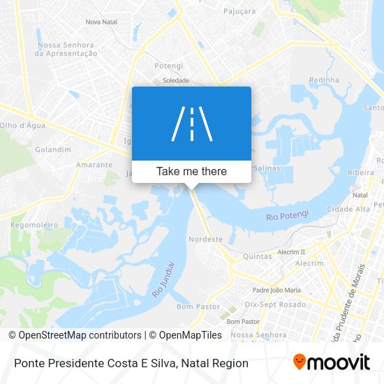 Ponte Presidente Costa E Silva map