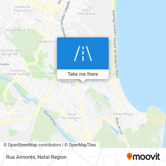 Rua Aimorés map